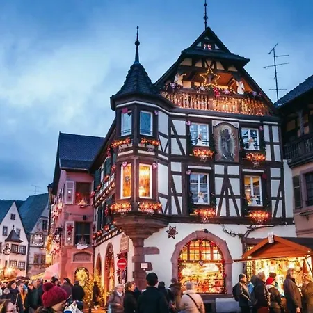 Au Bon Vieux Port Maison De Vacances Alsacienne A 10Mn De Ribeauville, Riquewihr Et Kaysersberg Sélestat Buitenkant foto